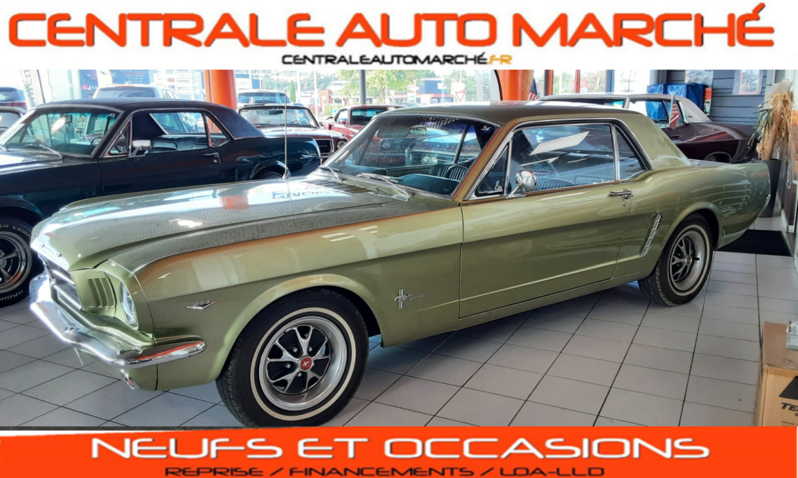 Ford Mustang COUPE 289 CI V8 1965 VERTE