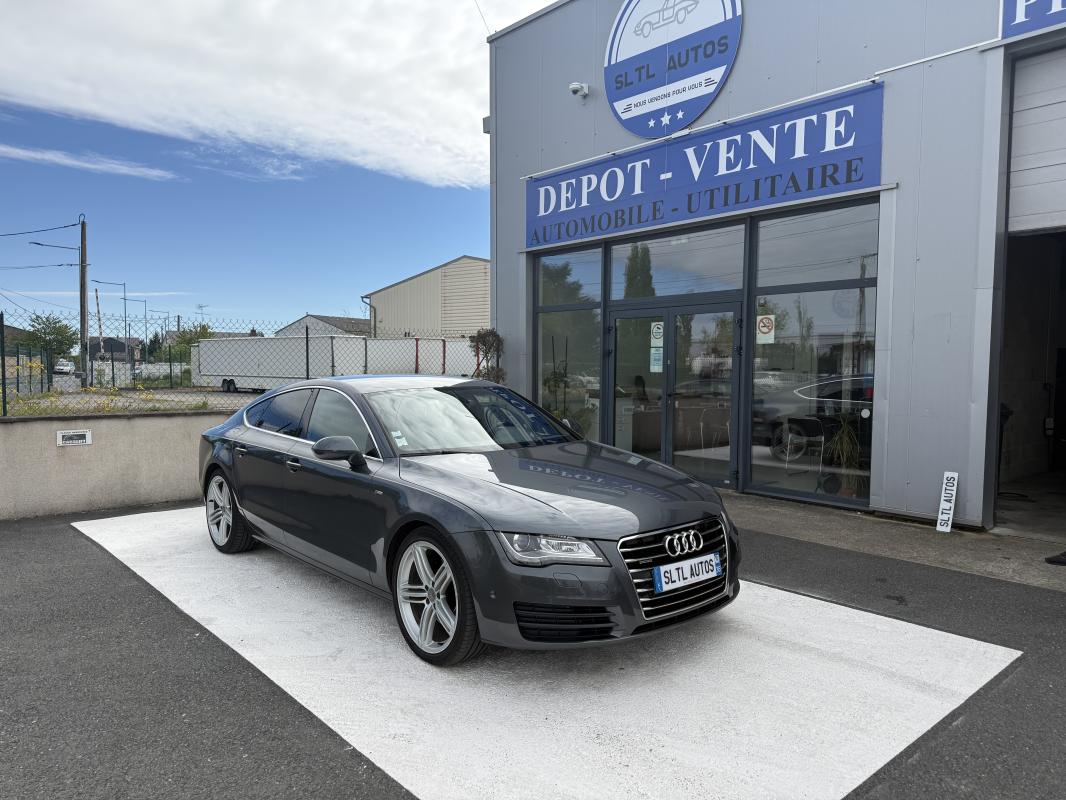 AUDI A7 SPORTBACK - S-LINE QUATTRO 3.0 TDI 245CH S-TRONIC GARANTIE / REPRISE POSSIBLE (2014)
