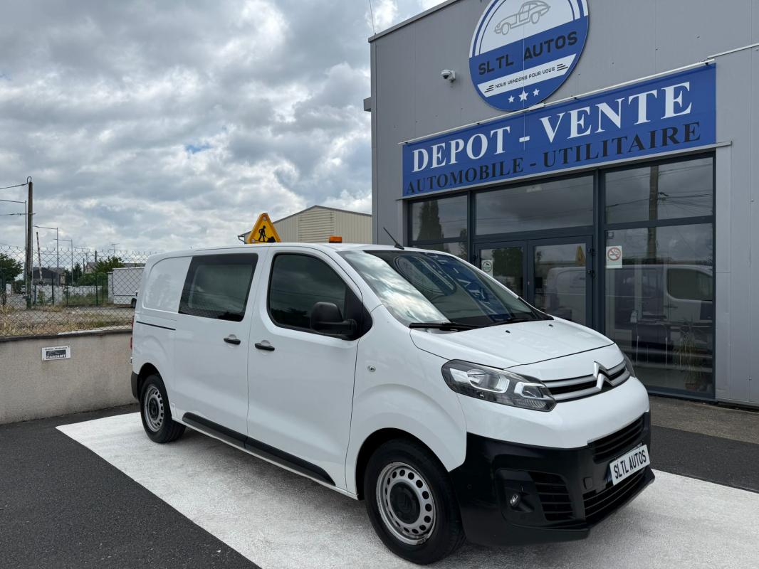 CITROËN JUMPY - 2.0 BLUE HDI 120 CH FOURGON GARANTIE 6 MOIS / REPRISE POSSIBLE (2022)